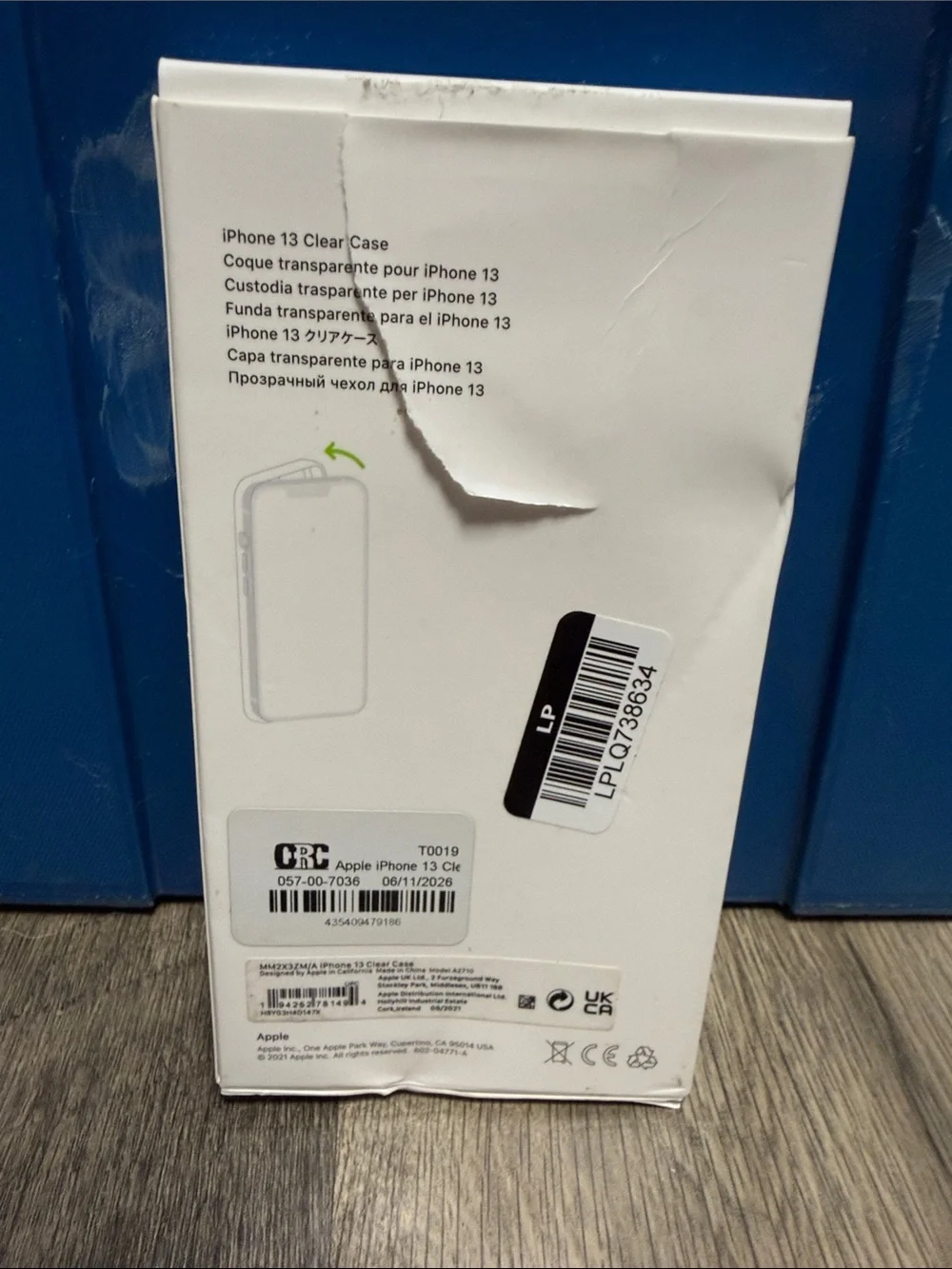 Apple Clear MagSafe Case for iPhone 13 - Transparent